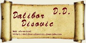 Dalibor Dišović vizit kartica